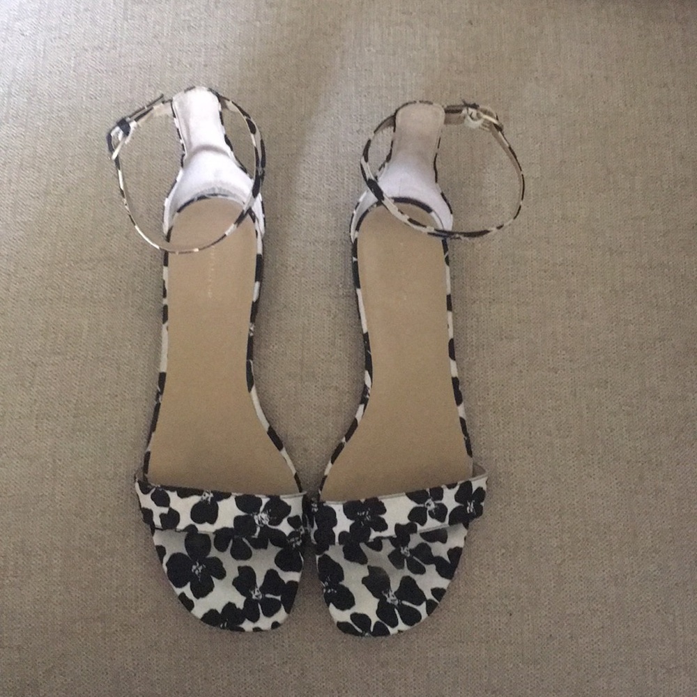 Ann Taylor floral sandals